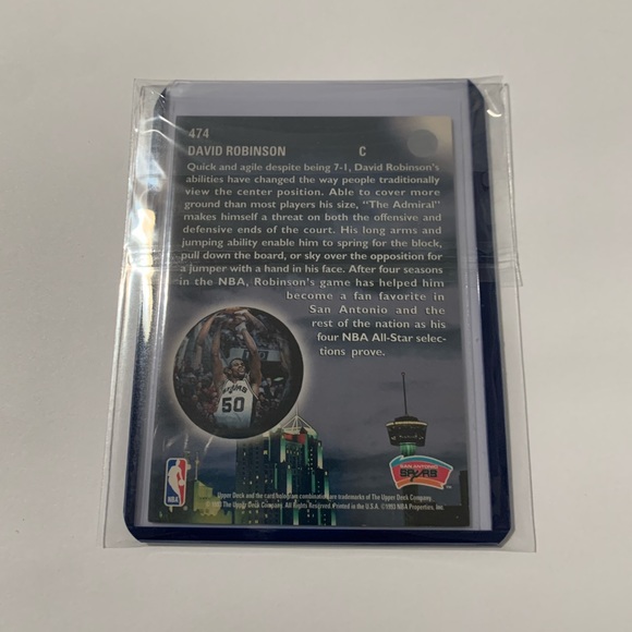 David Robinson ‘93 Upper Deck Insert Card - Picture 4 of 7